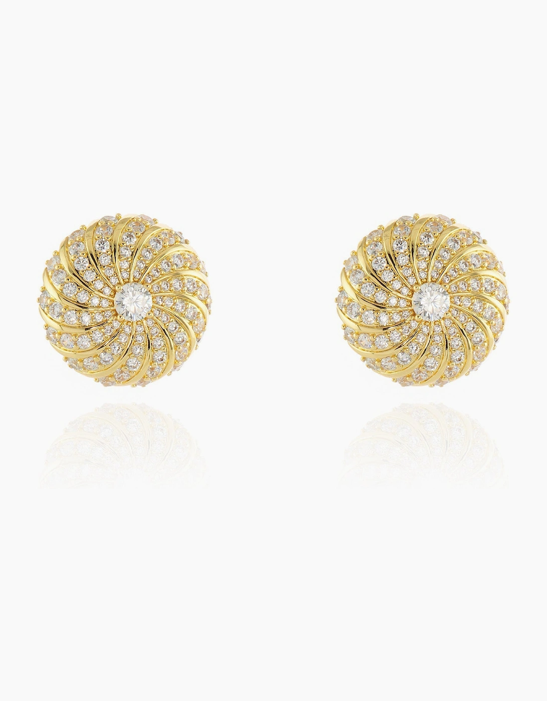 Rimon Gold Clip On Earrings