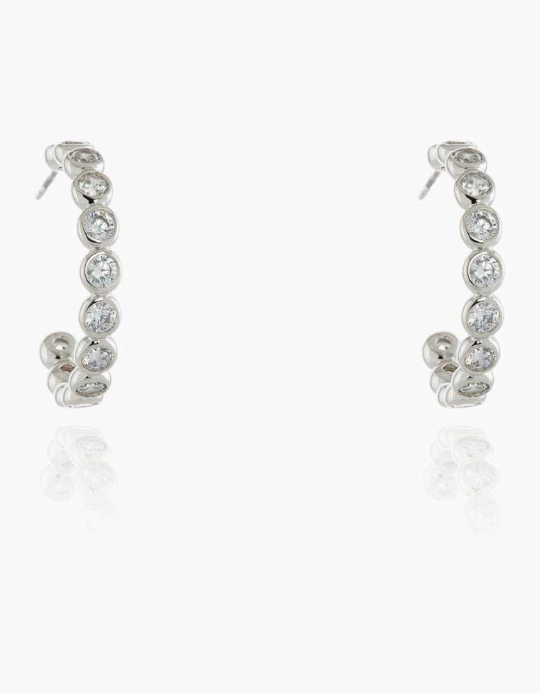 Katell Silver Hoop Earrings