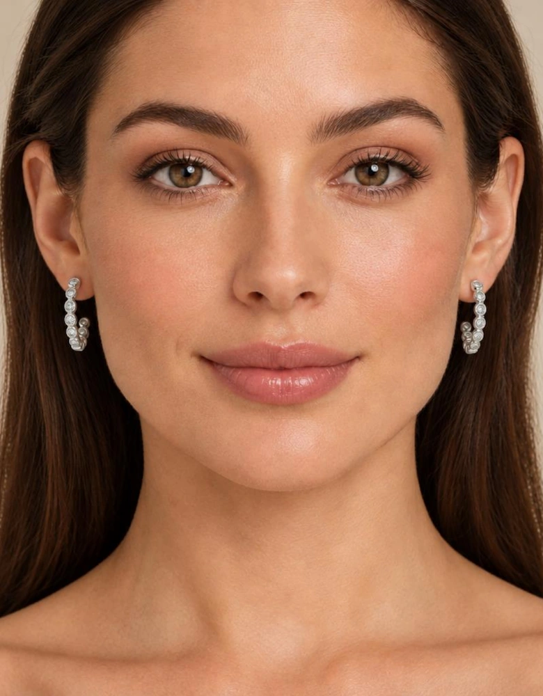 Katell Silver Hoop Earrings