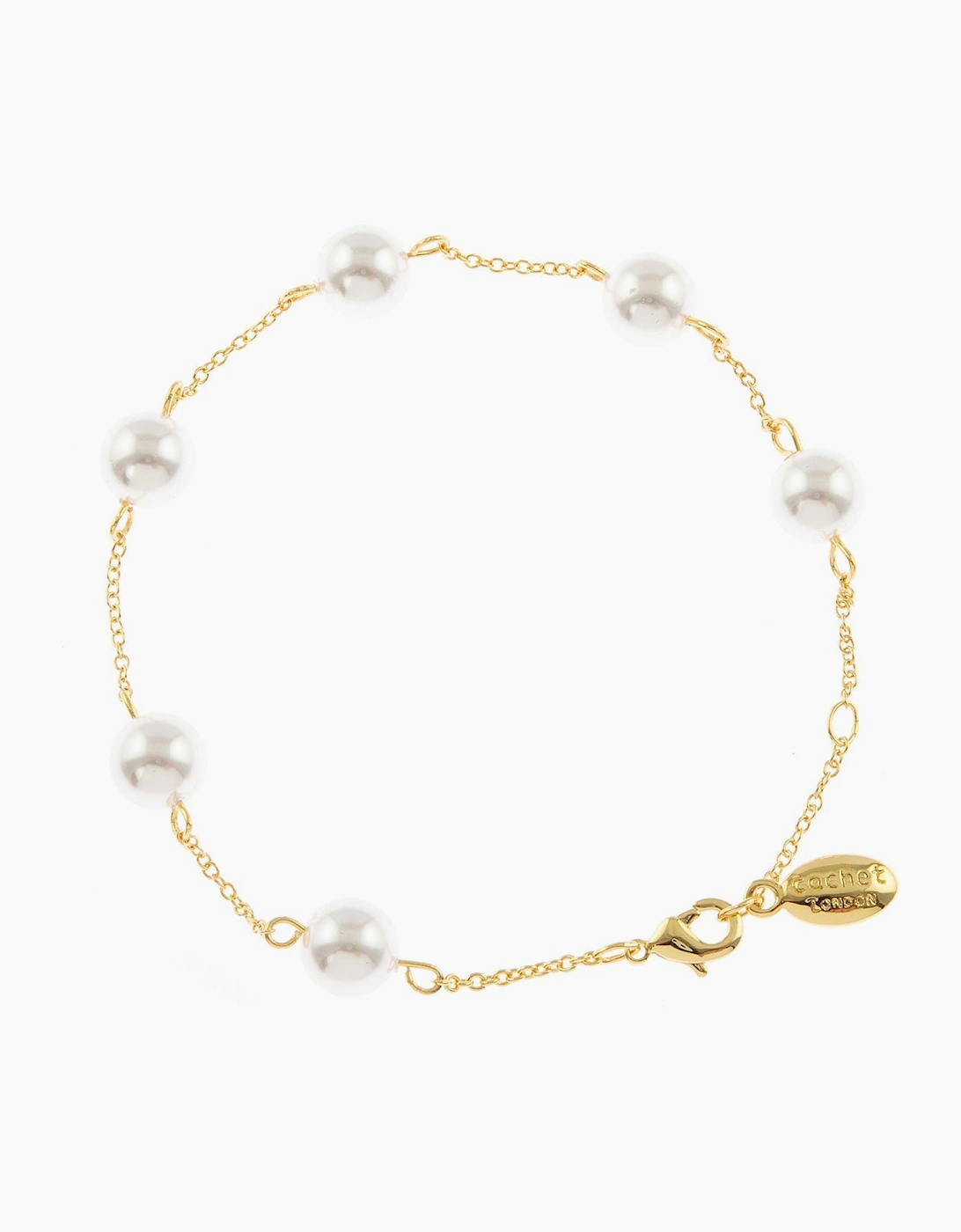 Pekoe Gold Pearl Bracelet