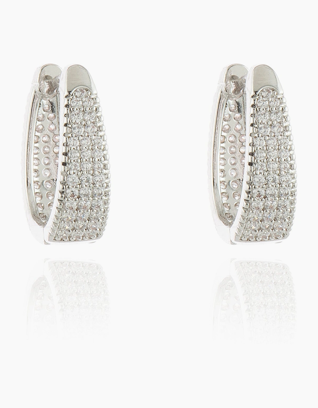 Cabo Silver Hoop Earrings