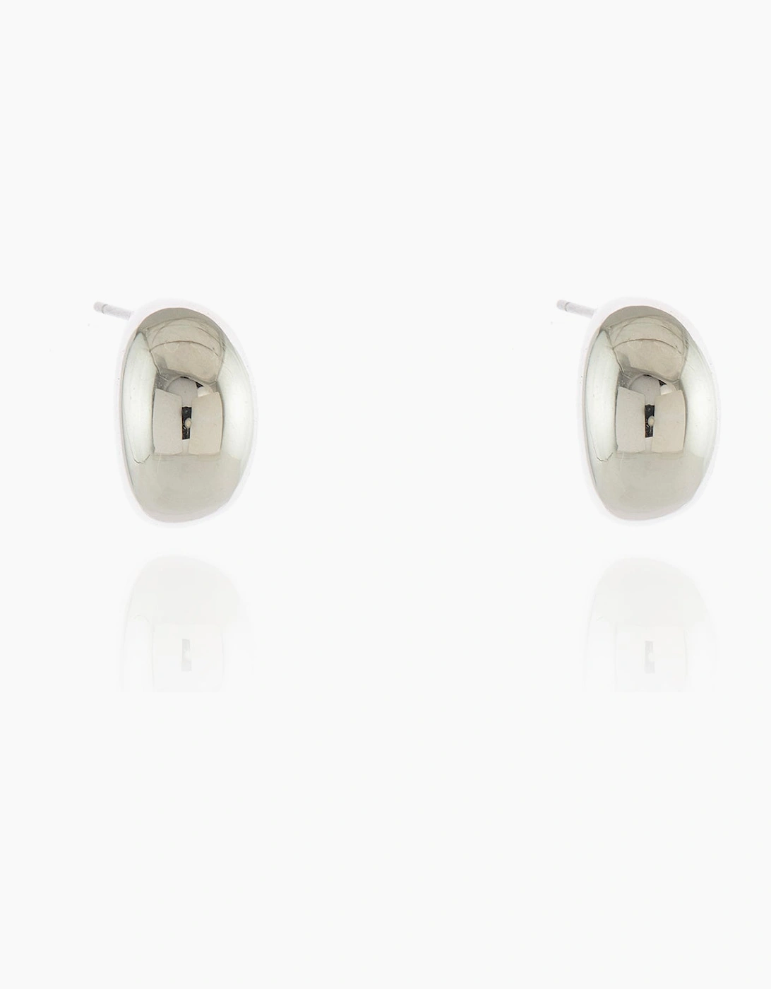 Itala Silver Hoop Earrings
