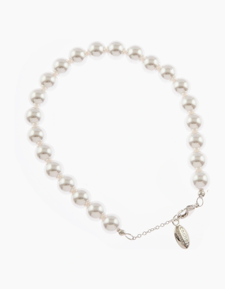Perris Silver Pearl Bracelet