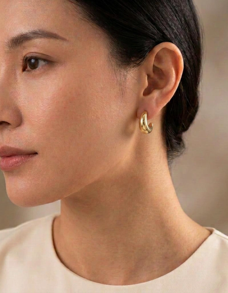 Itala Gold Hoop Earrings