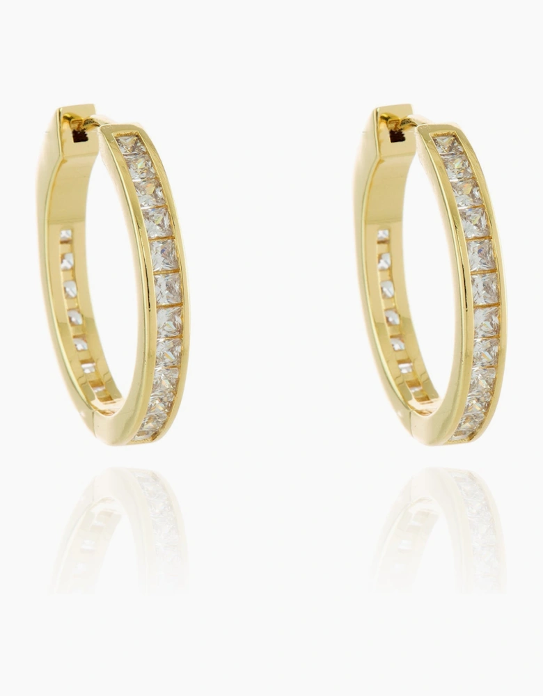 Hedia Gold Hoop Earrings