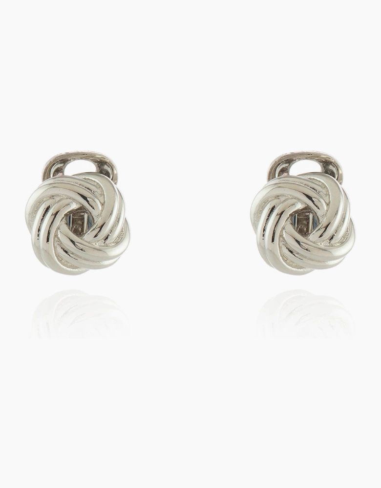 Quant Silver Clip On Earrings