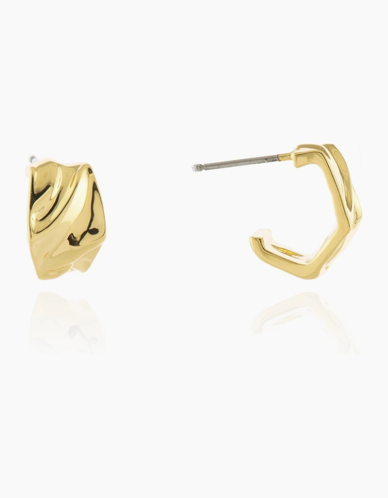 Ivie Gold Hoop Earrings