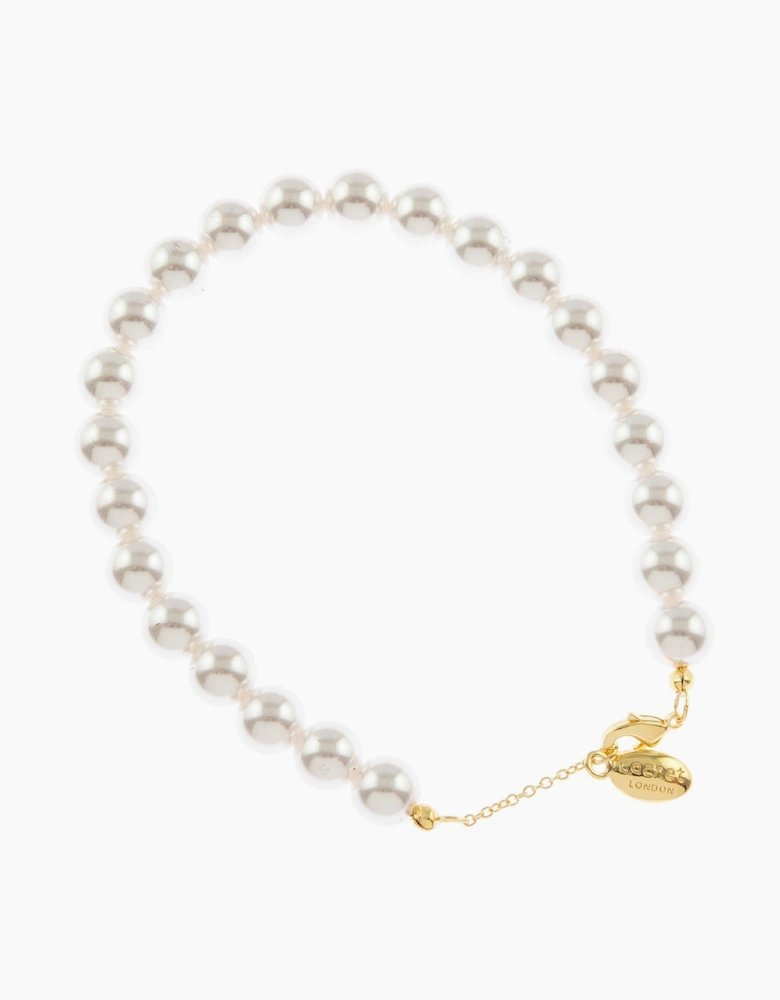 Perris Gold Pearl Bracelet