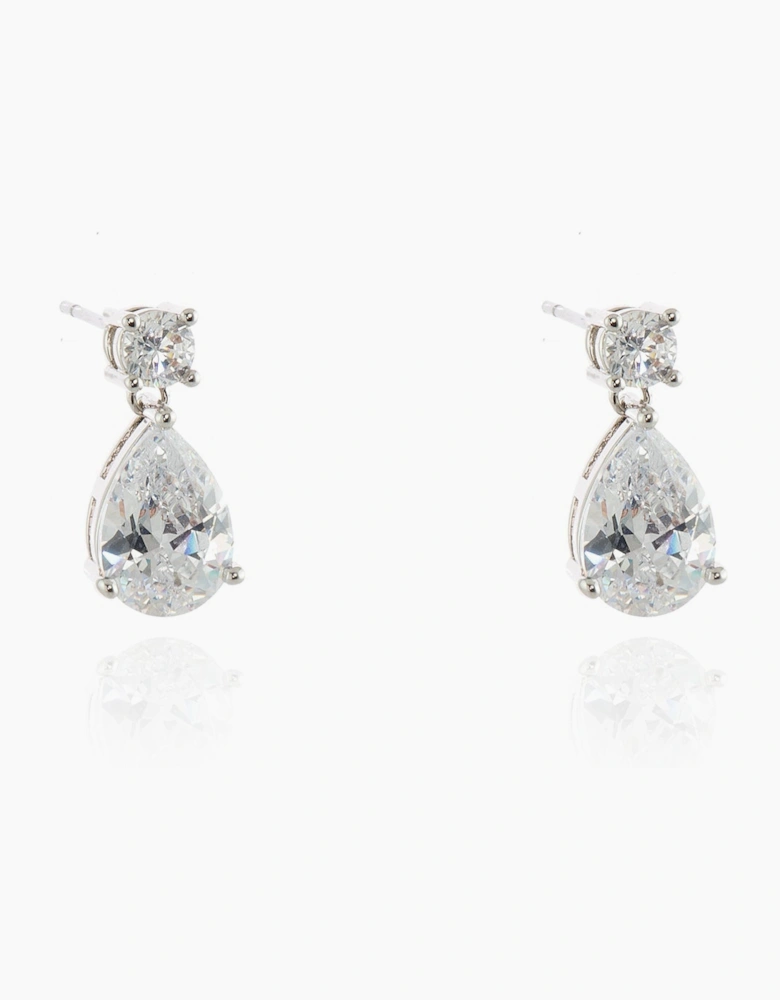 Sheri Silver Drop Earrings