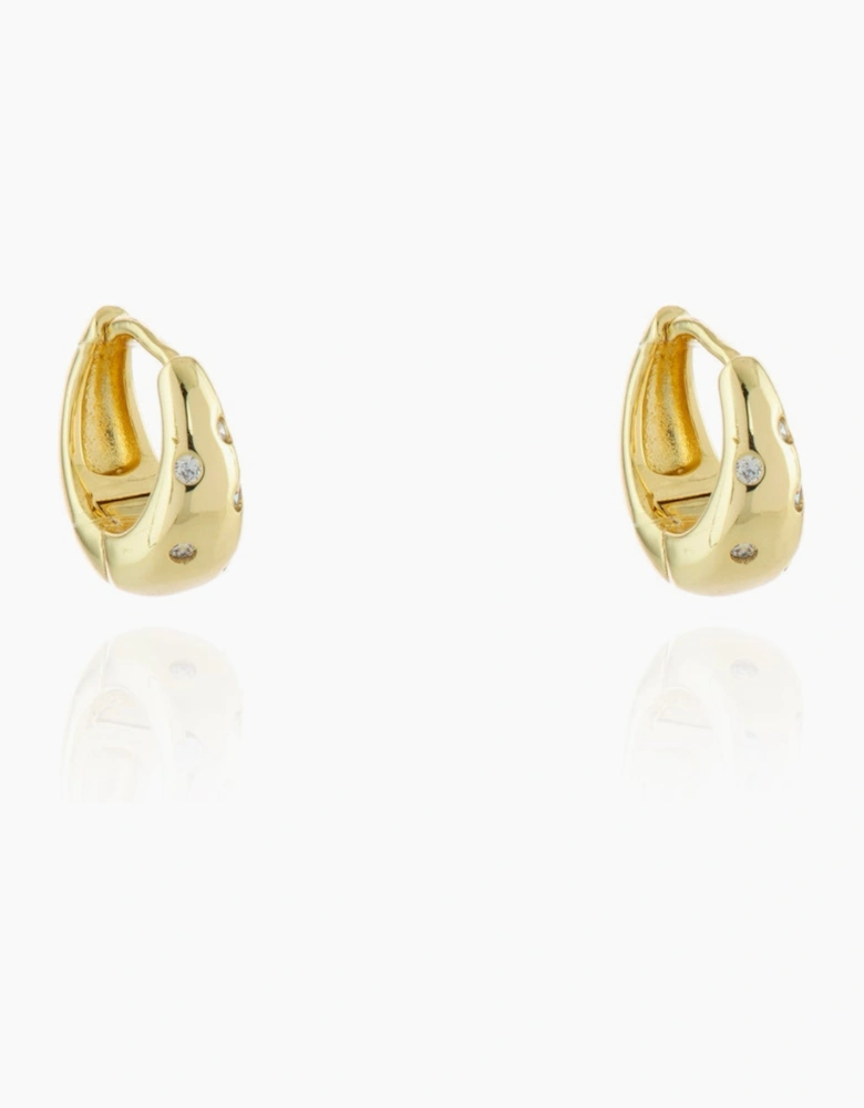 Gefen Gold Hoop Earrings