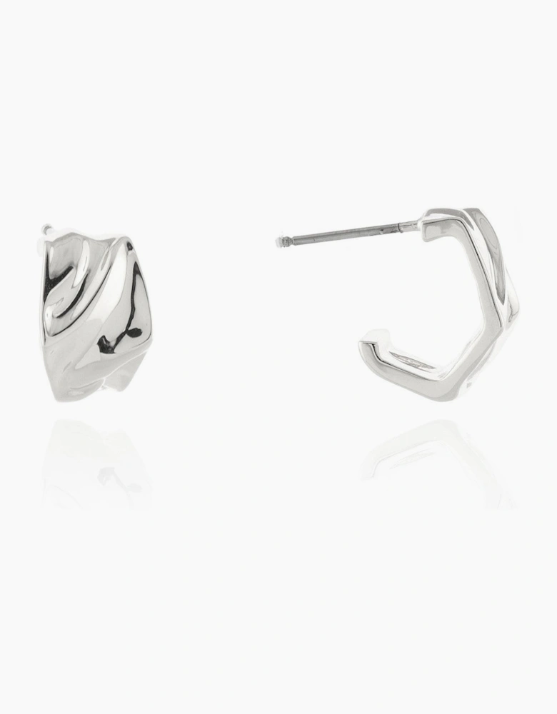 Ivie Silver Hoop Earrings
