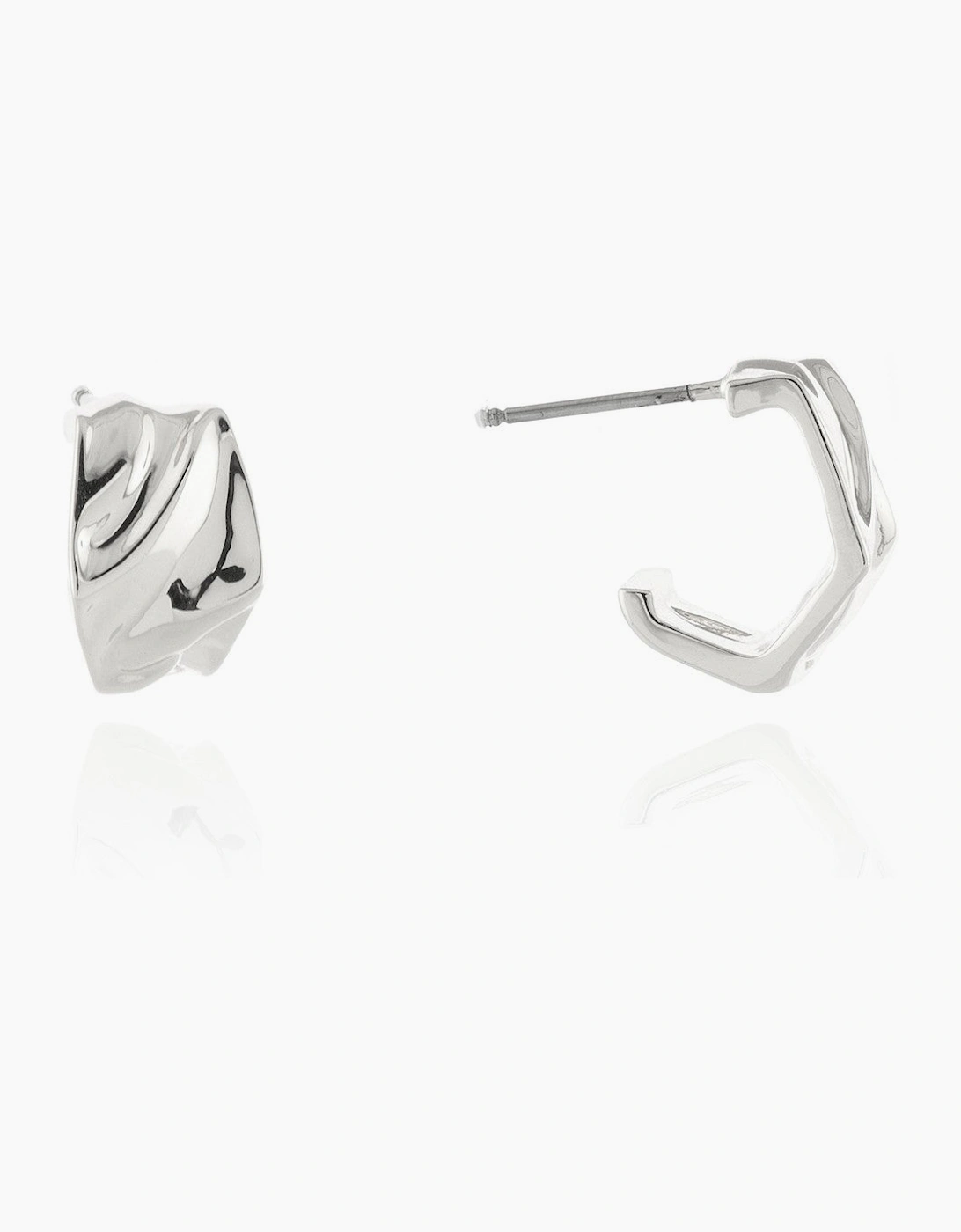 Ivie Silver Hoop Earrings