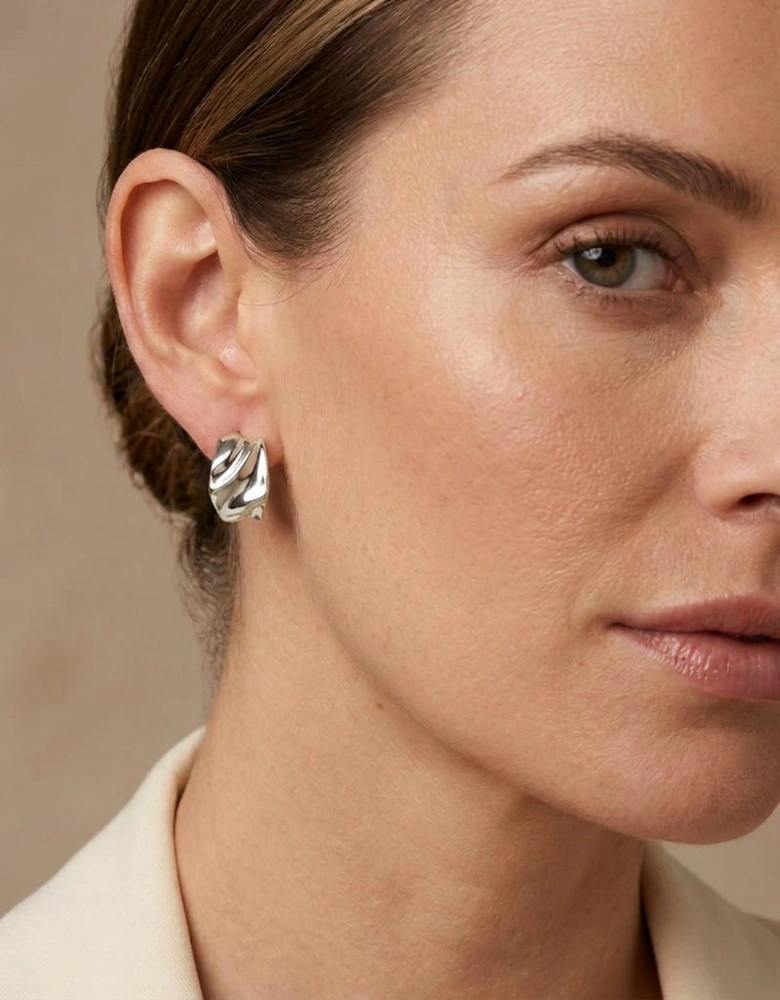 Ivie Silver Hoop Earrings