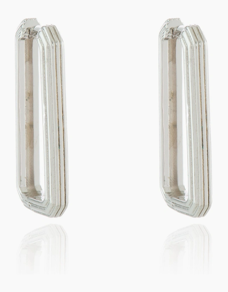Celyse Silver Hoop Earrings
