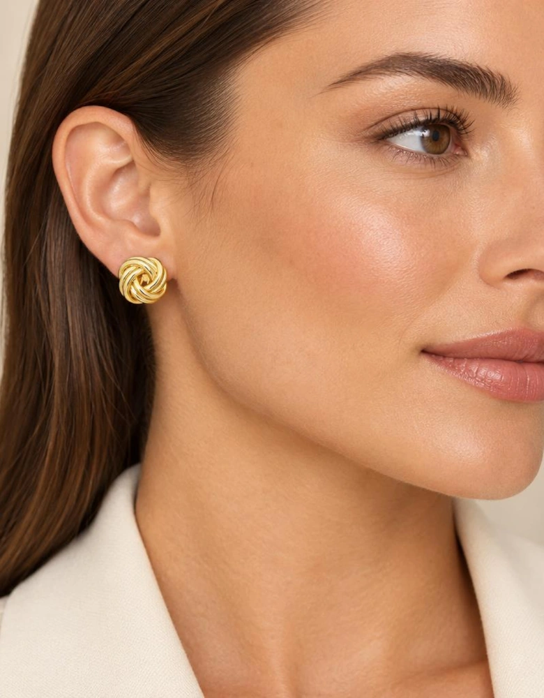 Quant Gold Clip On Earrings