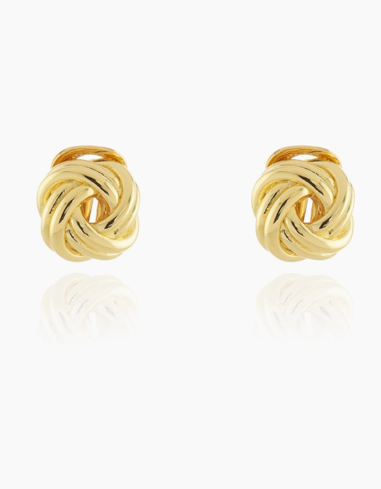 Quant Gold Clip On Earrings