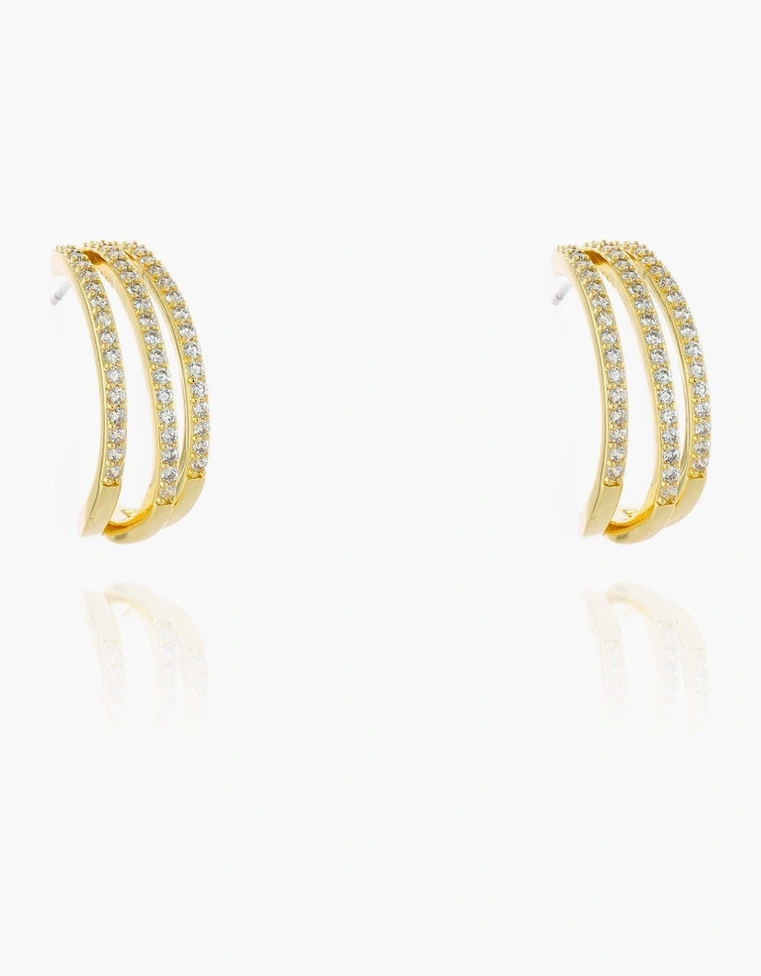Domani  Gold Hoop Earrings