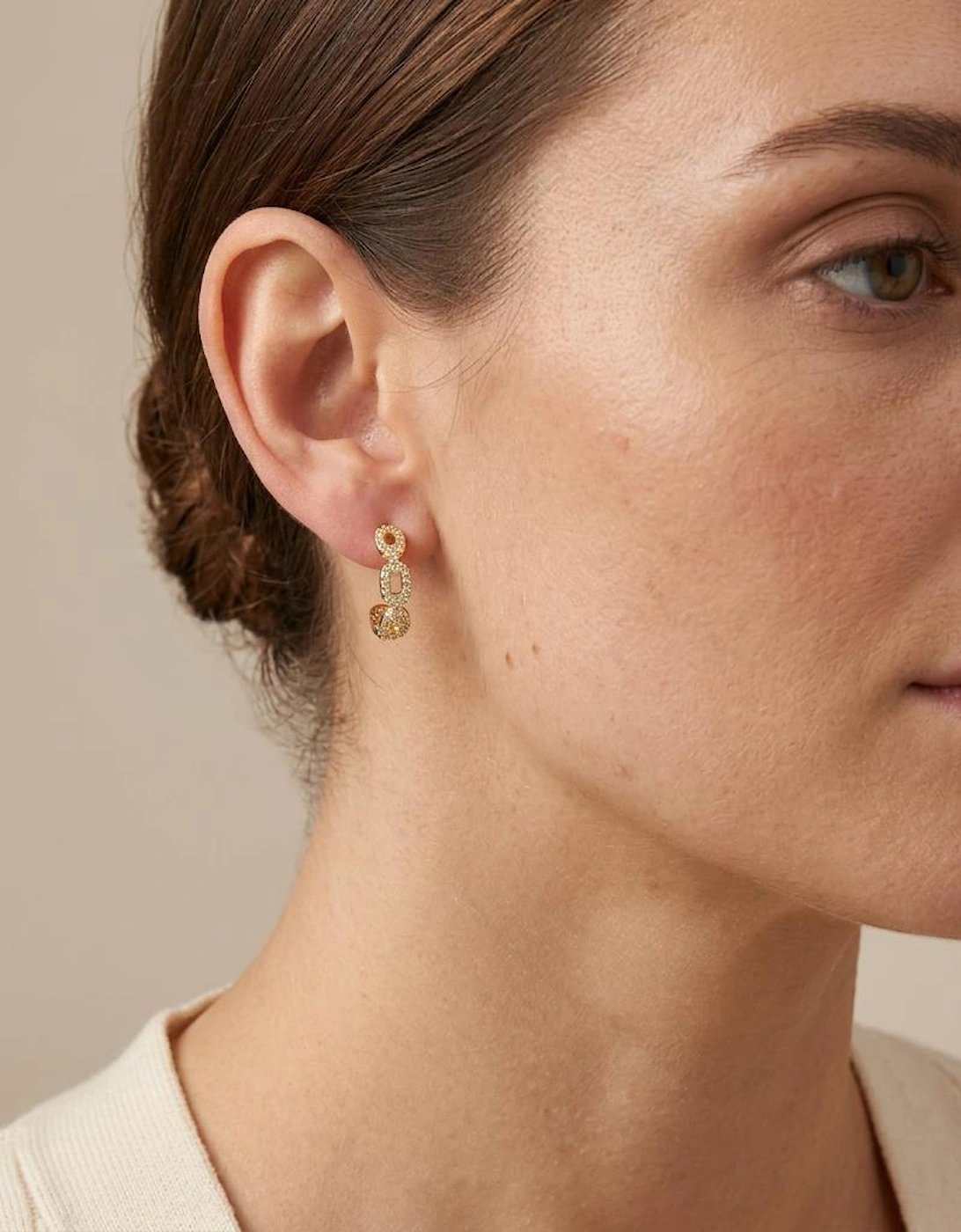 Freya  Gold Hoop Earrings