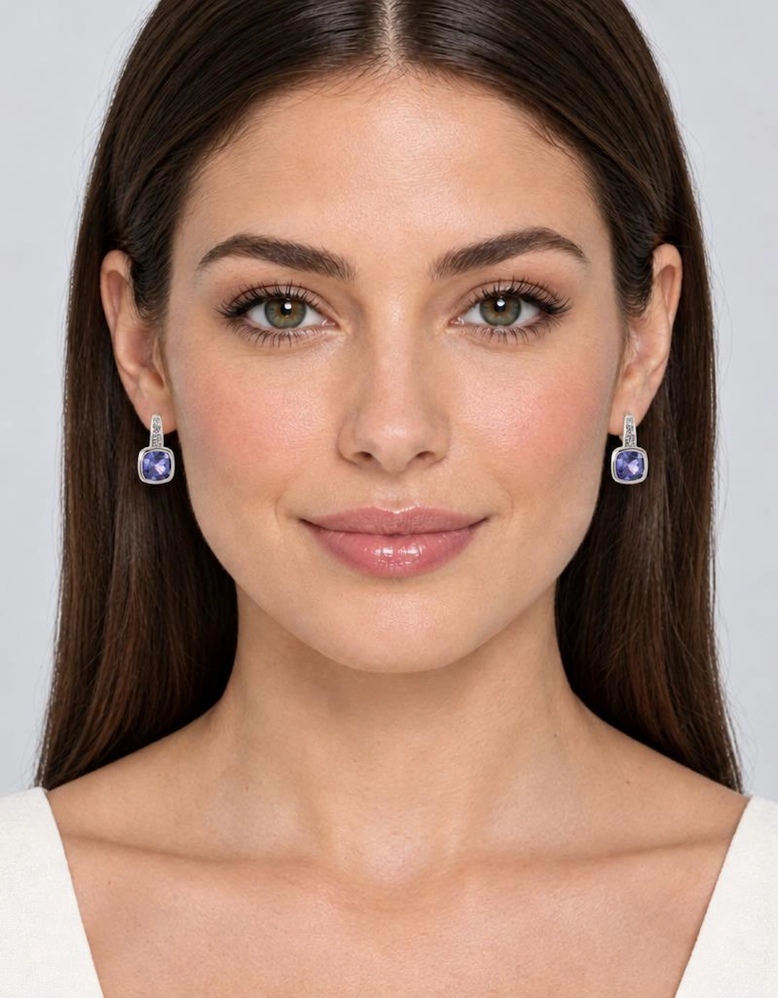 Taylor Tanzanite silver Earrings