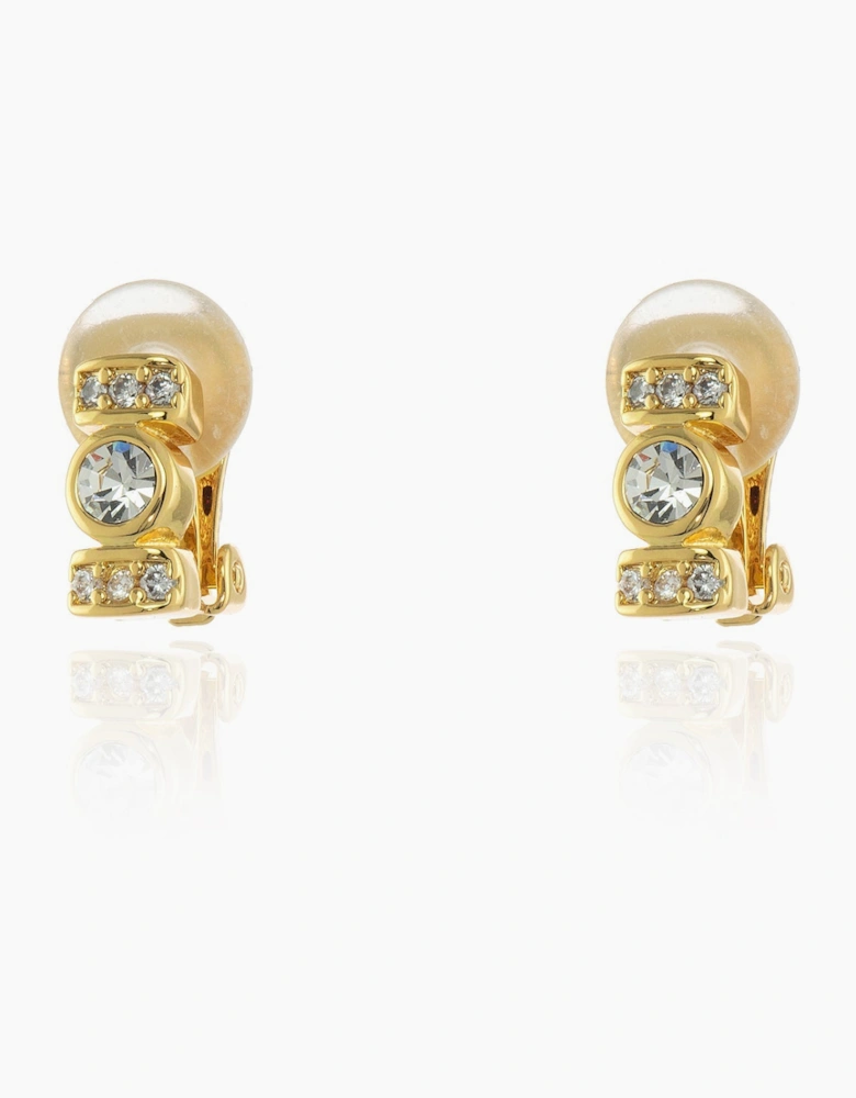 Terri Gold Clip On Earrings