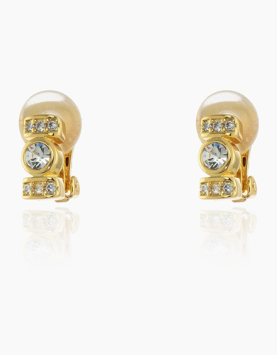 Terri Gold Clip On Earrings