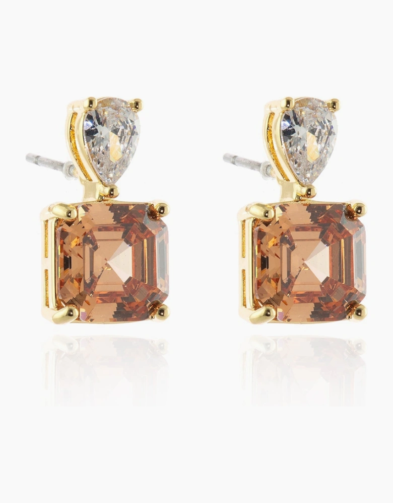 Sofia Champagne Gold Earrings