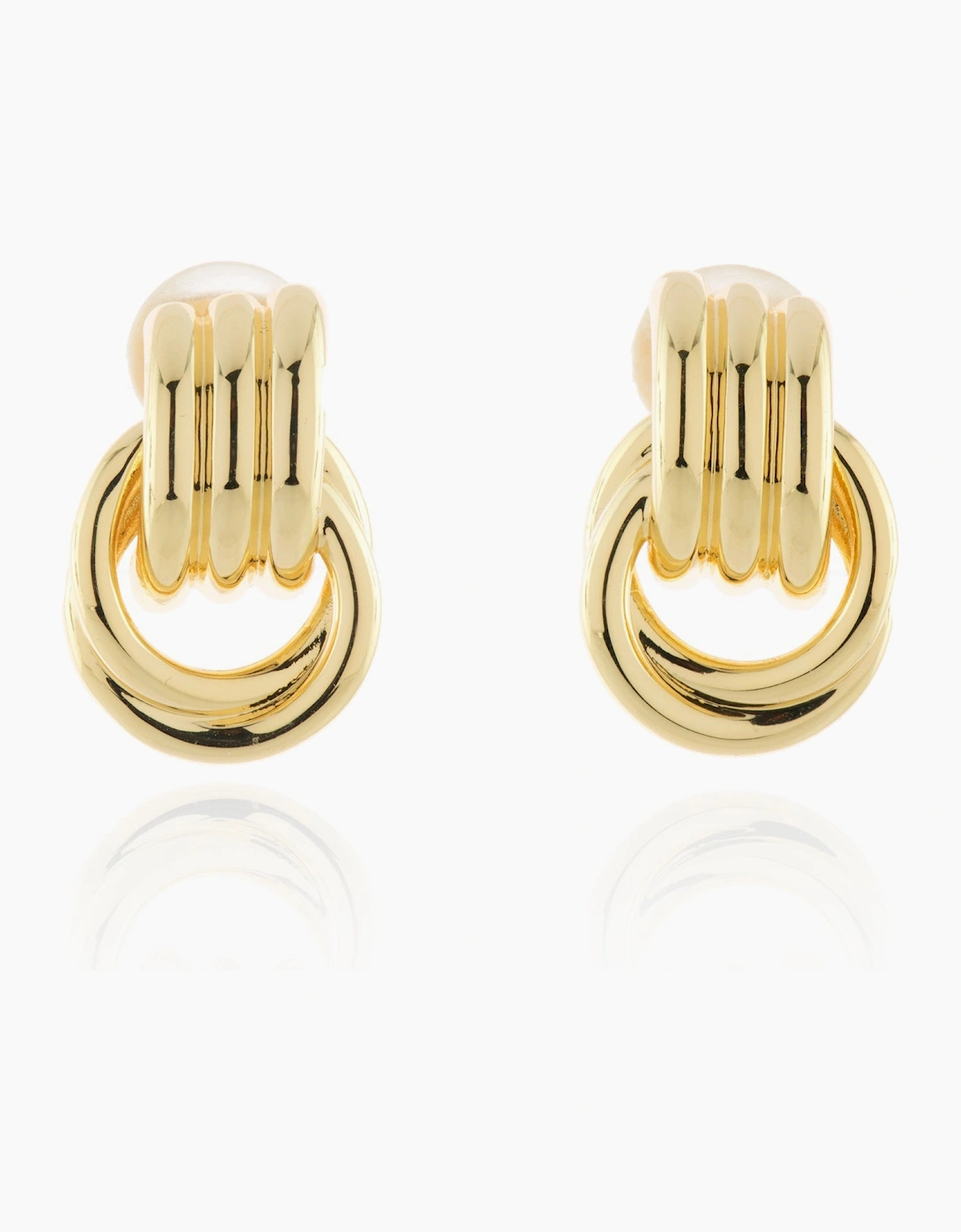 Grace Gold Clip-On Earrings
