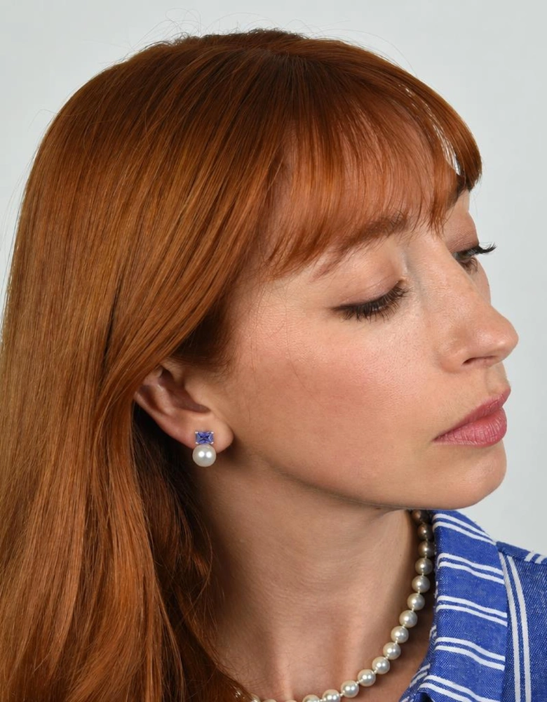 Corin Silver Tanzanite Clip On Earrings