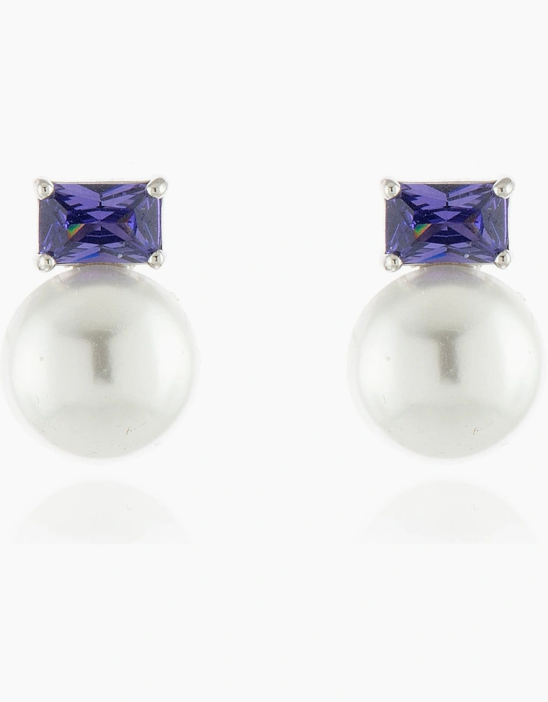 Corin Silver Tanzanite Clip On Earrings