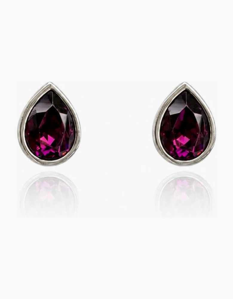 Ran Silver Amethyst Earrings