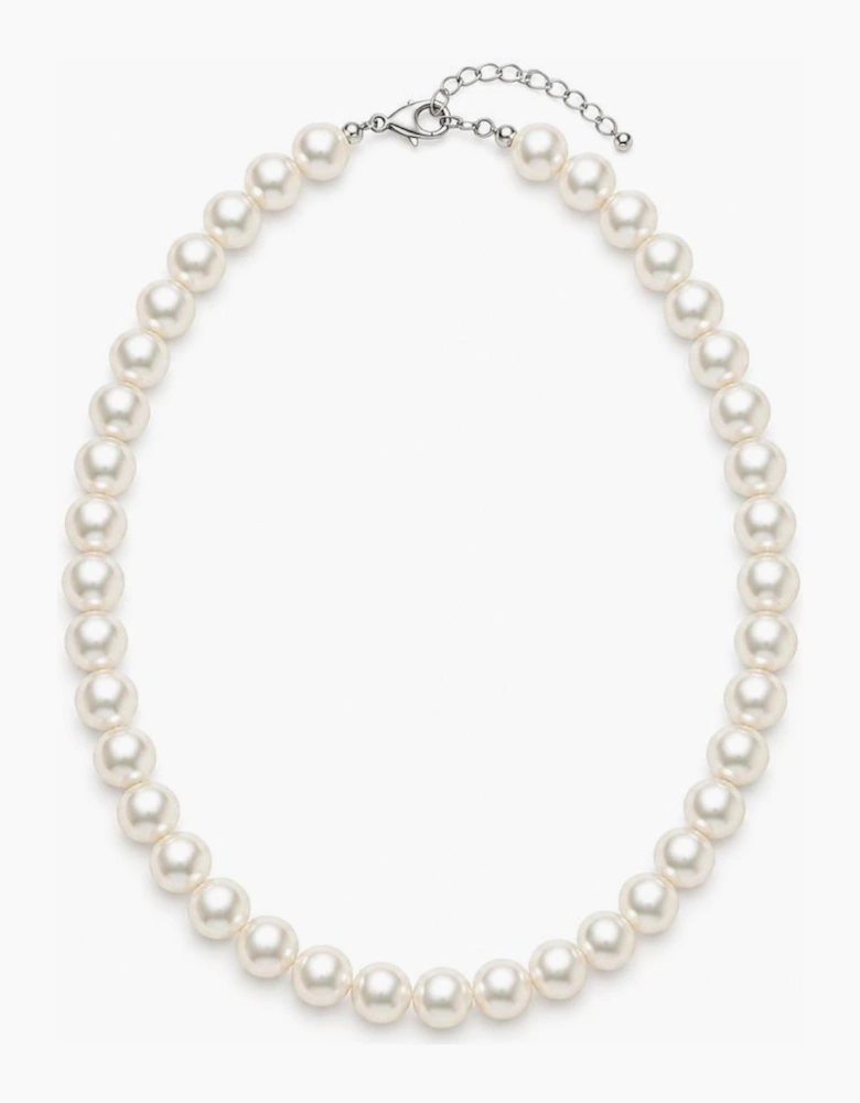 Petula Silver 40cm Pearl Necklace