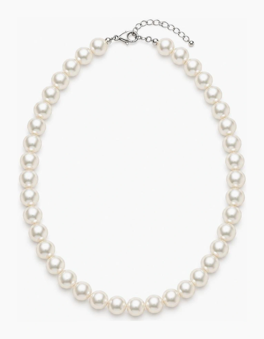 Petula Silver 40cm Pearl Necklace