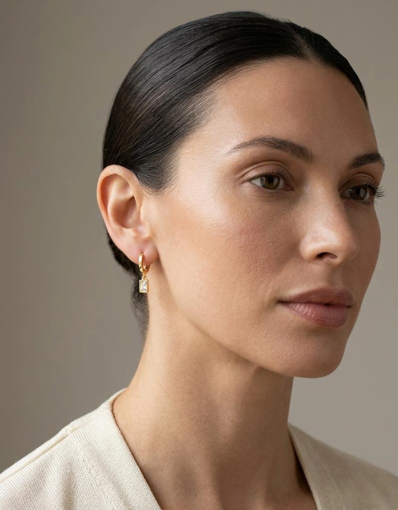 Rosala Gold Huggie Earrings