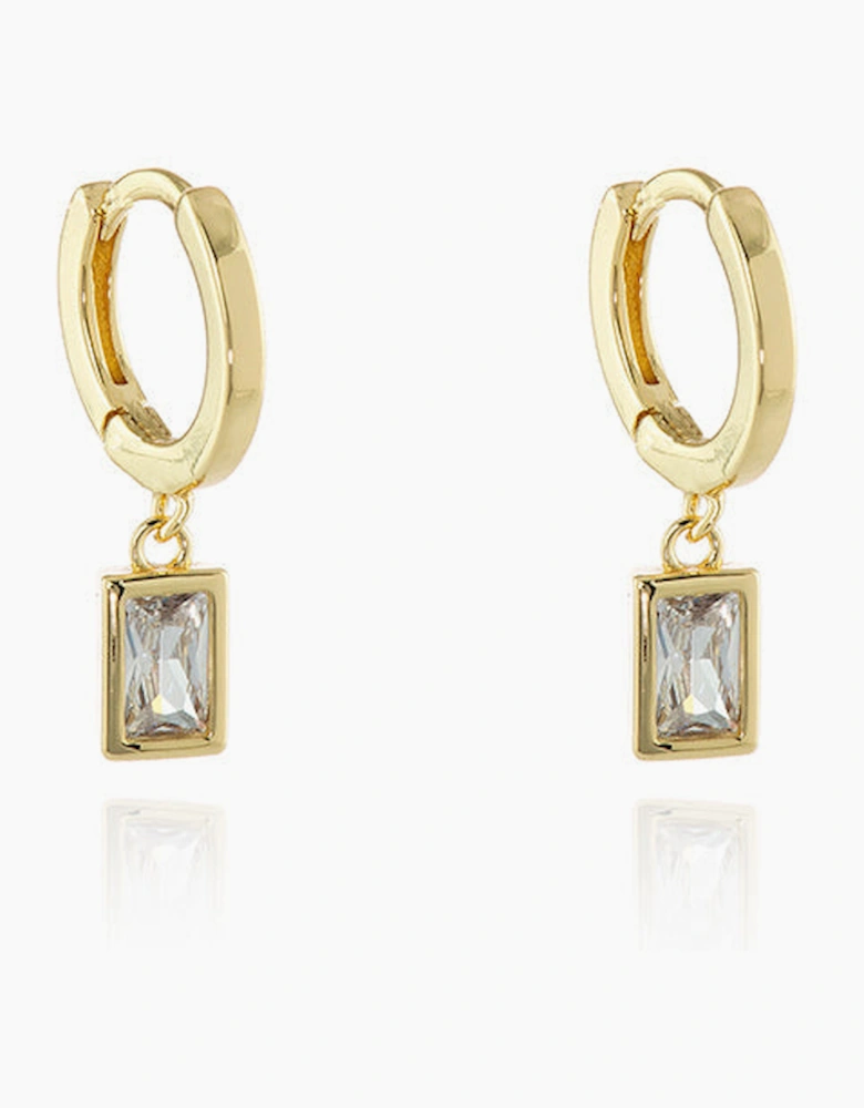 Rosala Gold Huggie Earrings