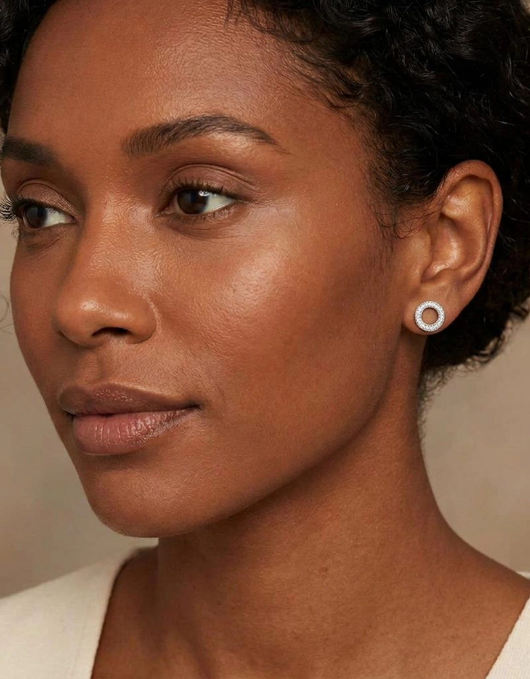Halo Silver Earrings