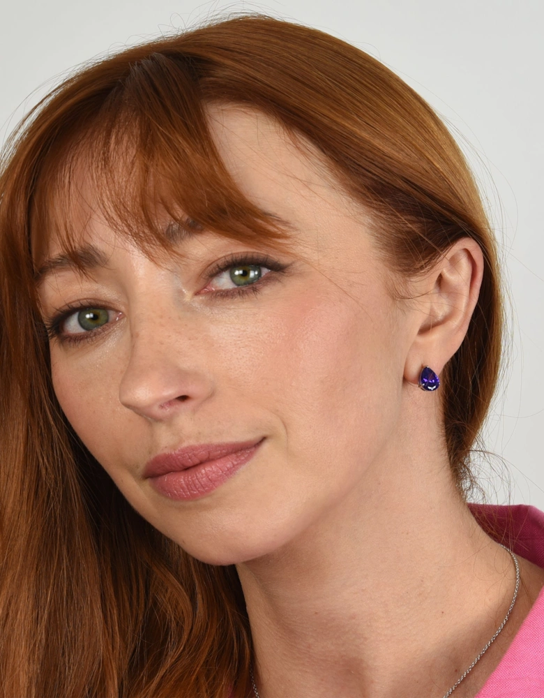 Oliana Sterling Silver Tanzanite Earrings