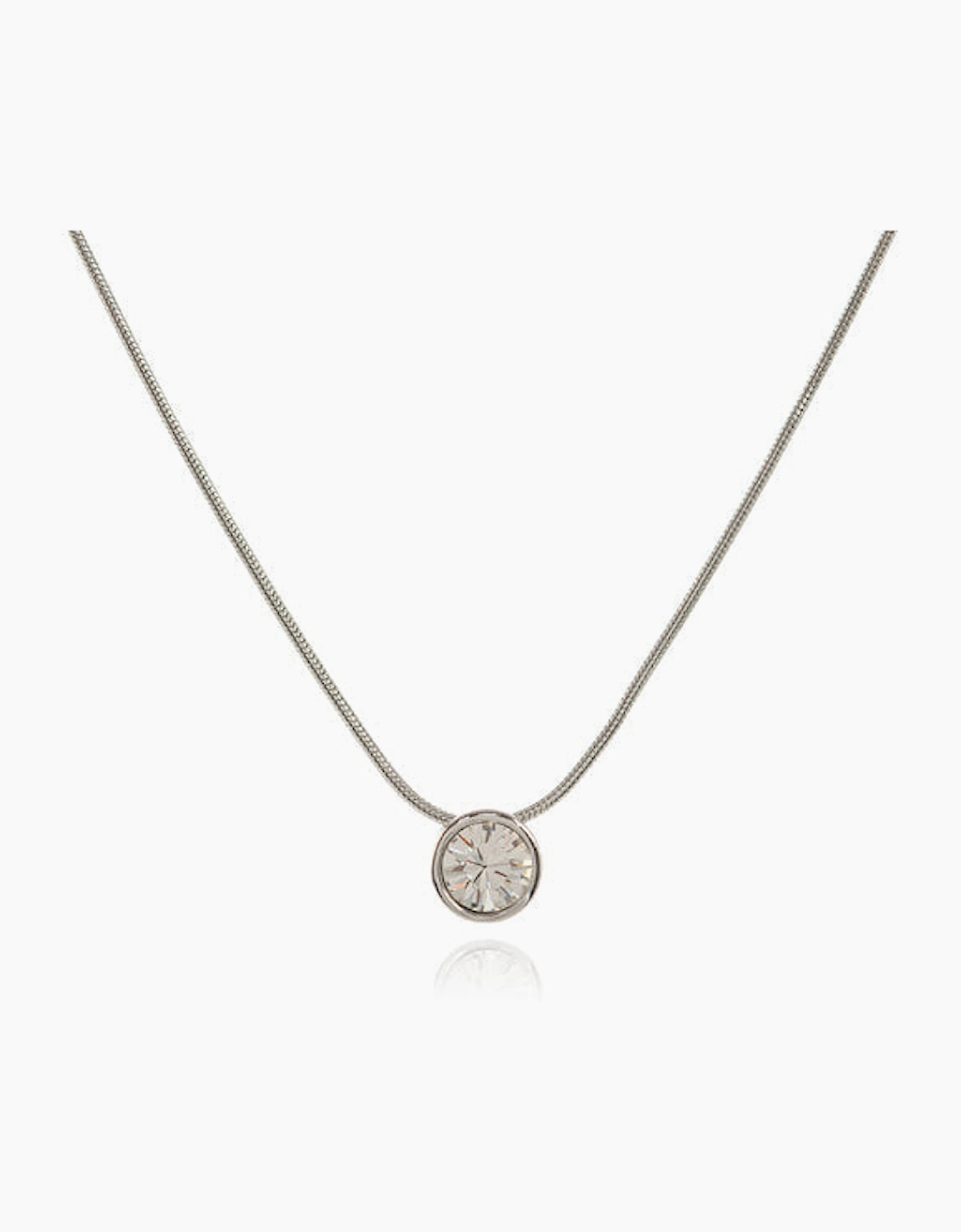 Cachet London Unisex Silver Solitaire Pendant