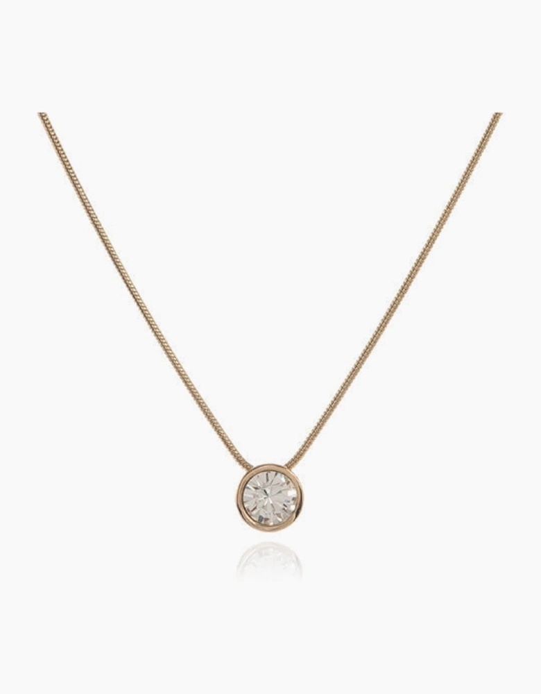 Solitaire Gold Pendant