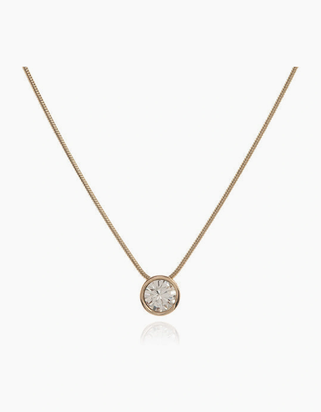 Solitaire Gold Pendant