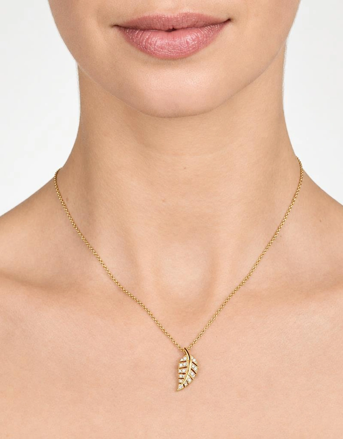 Leafy Gold Pendant