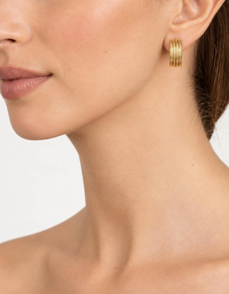 Callen Gold Clip On Earrings