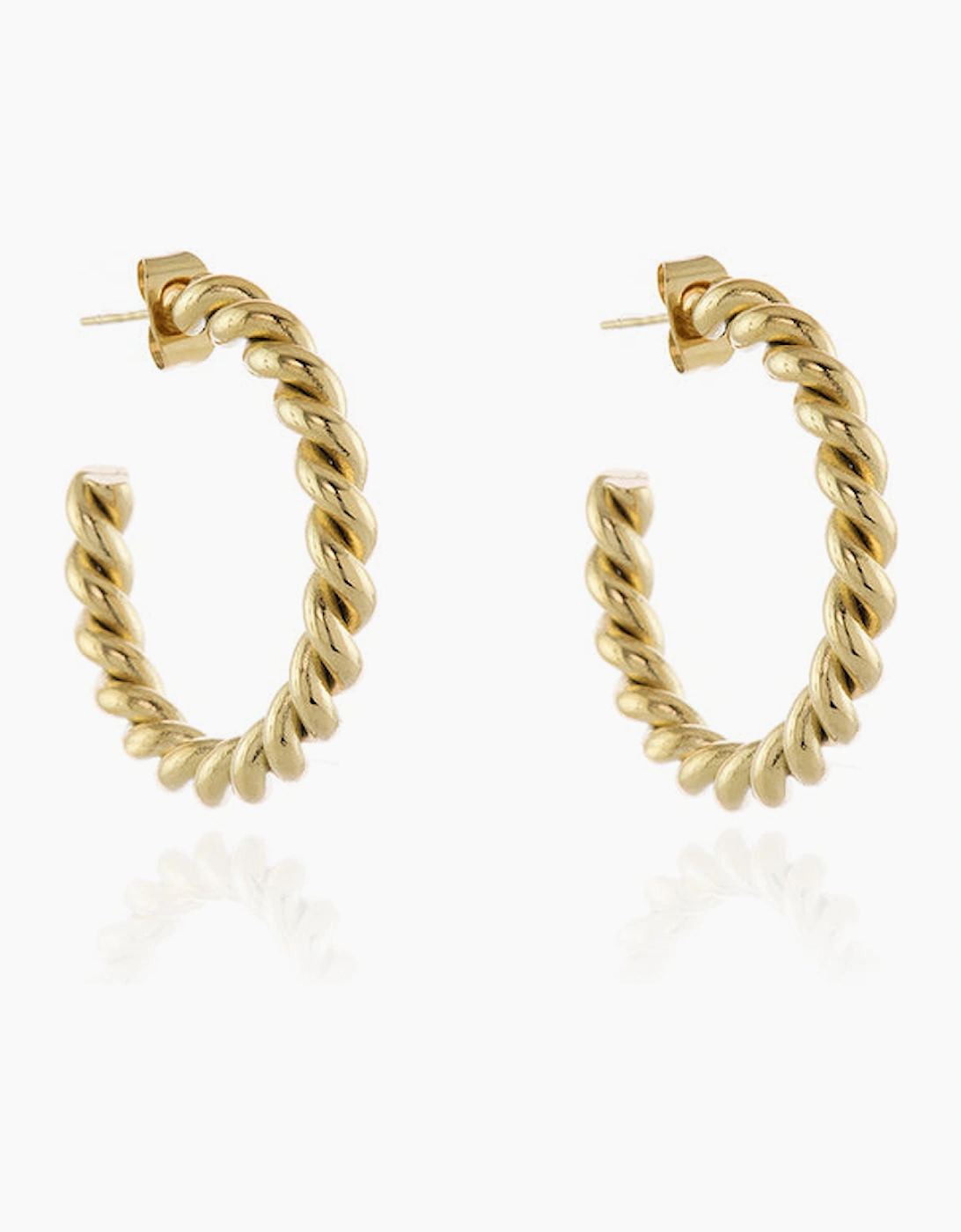 Melia Gold Hoop Earrings