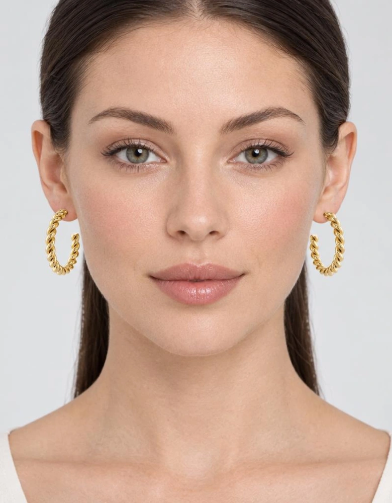 Melia Gold Hoop Earrings