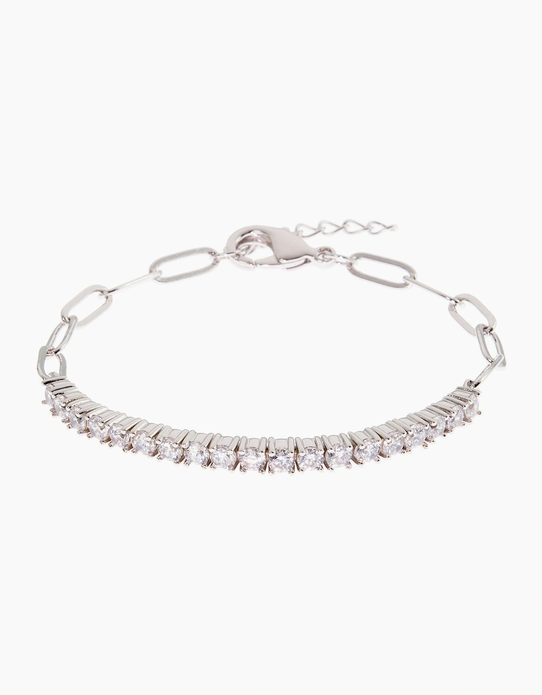 Ella Silver Tennis Bracelet