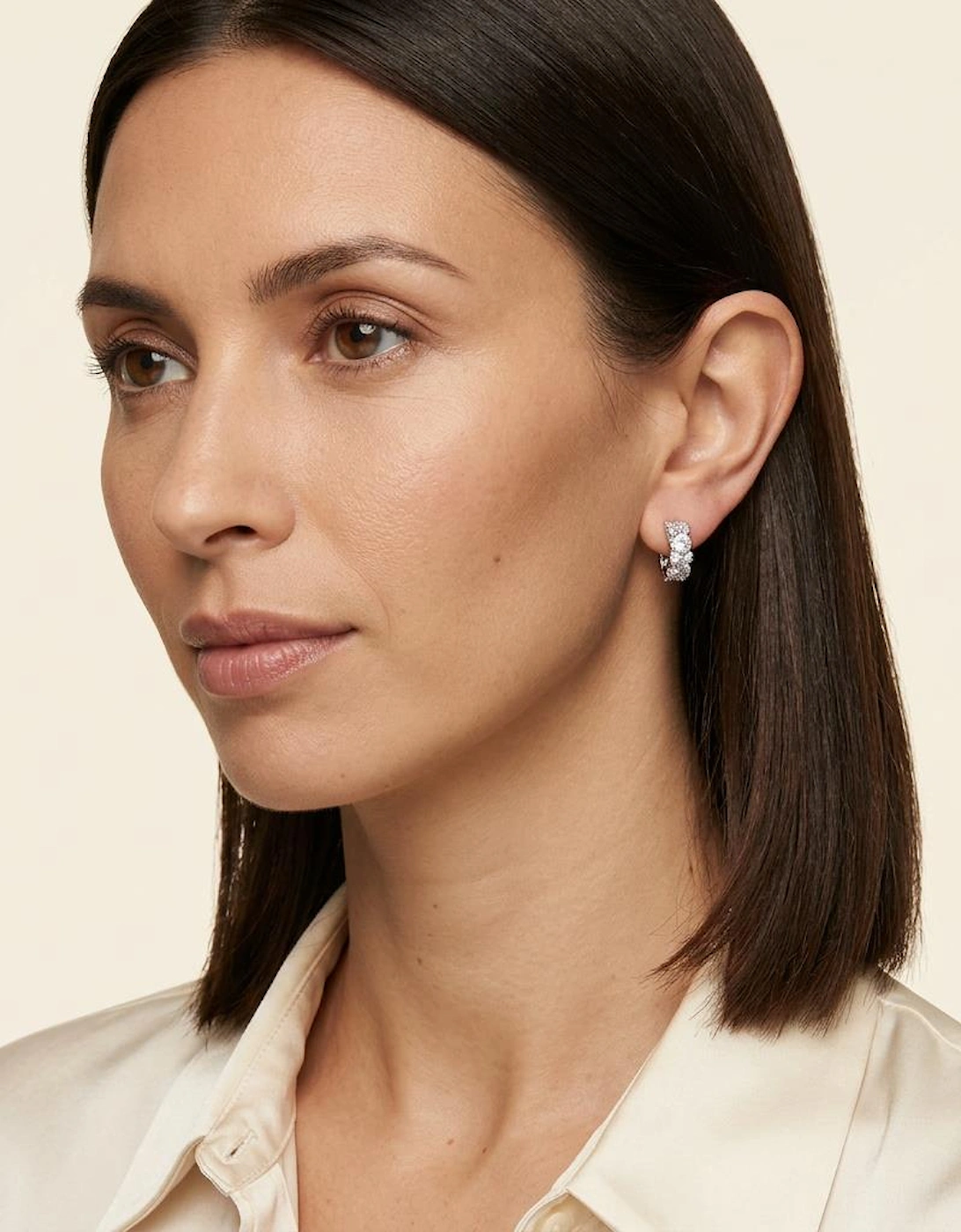 Halia 10mm Silver Earrings