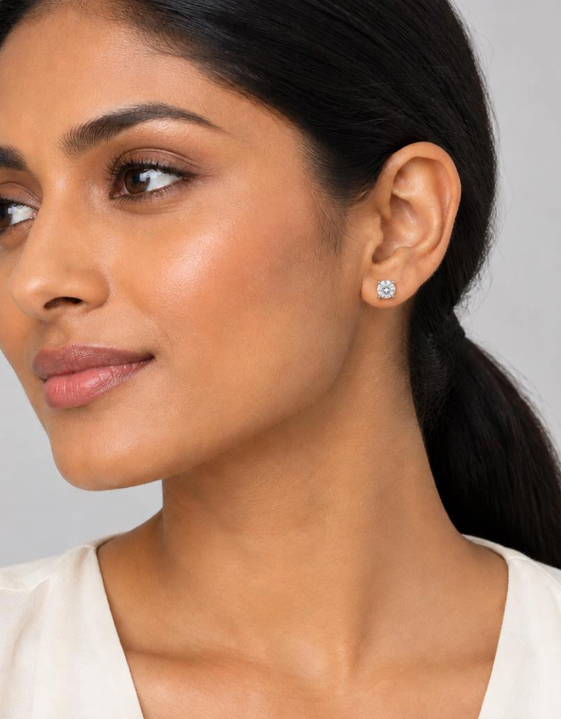 Laine 6mm Silver Earrings