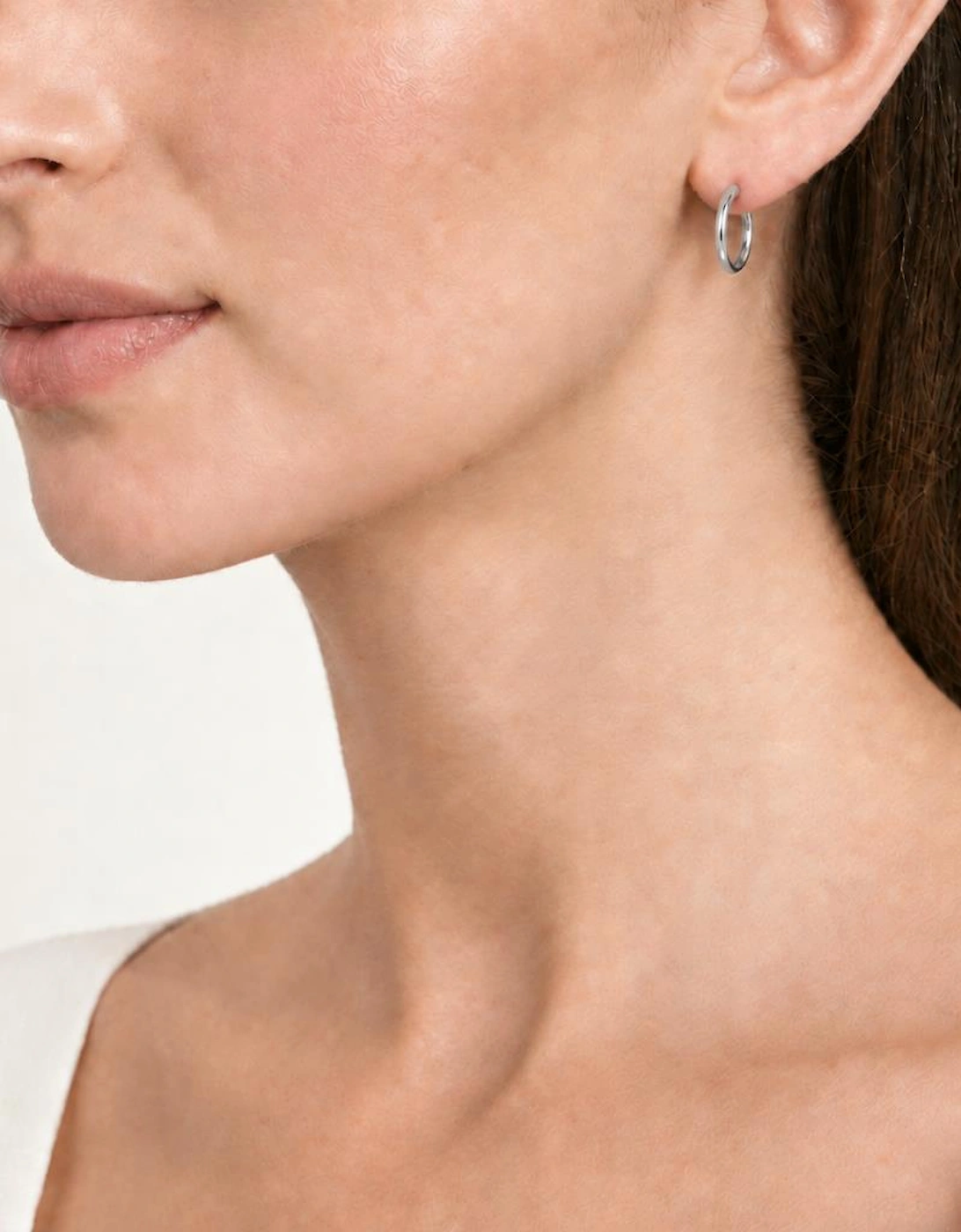 Keely 12mm Silver Earrings