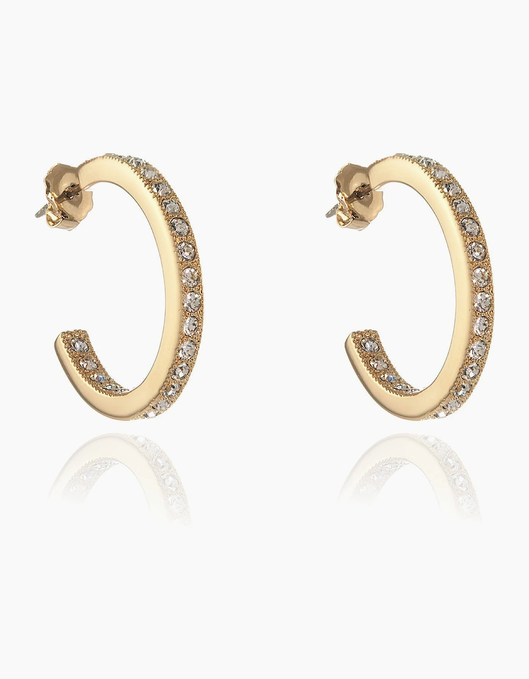 Cachet London Women's Gold Saga Large Hoop Earrings - Image 3