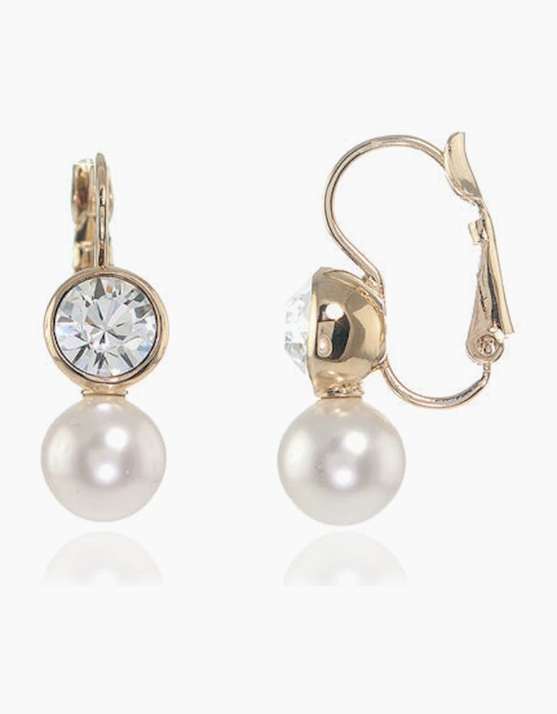 Mimi Gold Lever Back Earrings