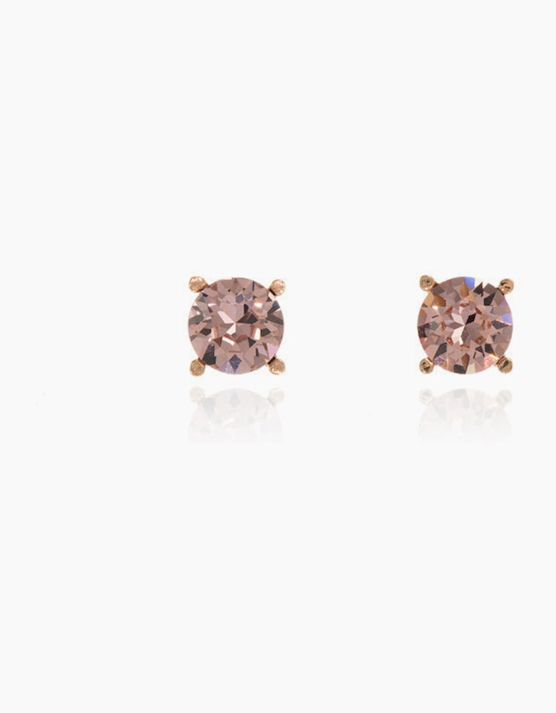 Laine 8mm Vintage Rose Gold Earrings